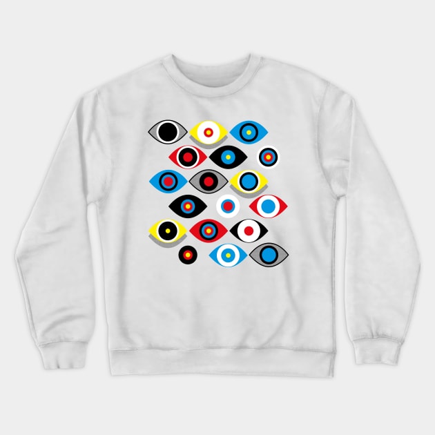 Eye on the Target Crewneck Sweatshirt by spellstone.studio